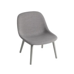 Muuto Fiber Lounge Nojatuoli, Jalat Tammea