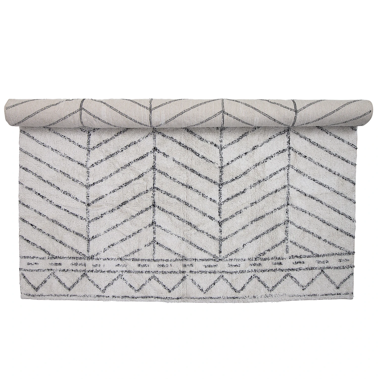 Bloomingville Kuvioitu Puuvillamatto 3 Bloomingville Kuvioitu Puuvillamatto