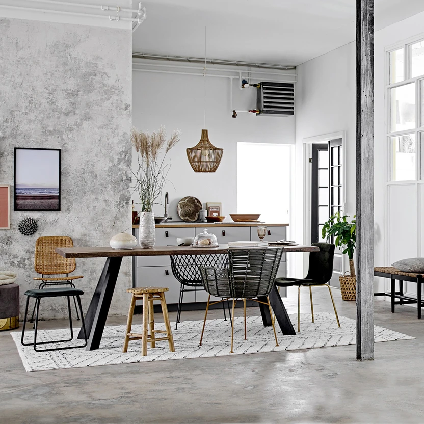 Bloomingville Kuvioitu Puuvillamatto 7 Bloomingville Kuvioitu Puuvillamatto - Image 5