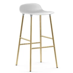 Normann Copenhagen Form Baarituoli Messinkijalat 75 Cm