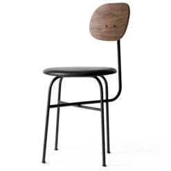 Menu Afteroom Ruokatuoli, Mustat Jalat Nahkainen Istuinosa -Muuto kauppa 45918 01 02 b3a58afb33