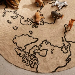 Ferm LIVING World Juuttimatto Large Ø130 Cm -Muuto kauppa 46439 01 02 e9850300aa