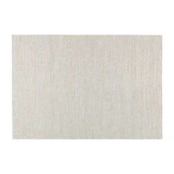 Braided Villamatto Luonnonvalkoinen