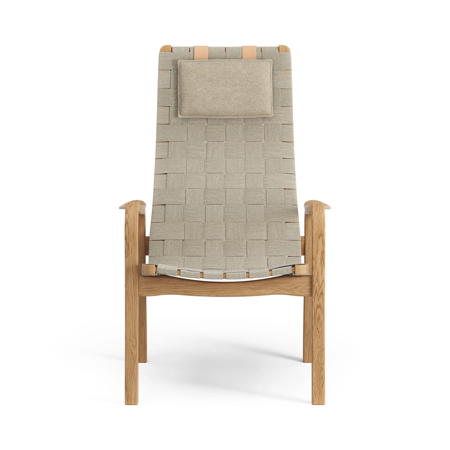 Swedese Primo Korkea Nojatuoli Niskatyynyllä öljytty Tammi 4 Swedese Primo Korkea Nojatuoli Niskatyynyllä öljytty Tammi - Image 2