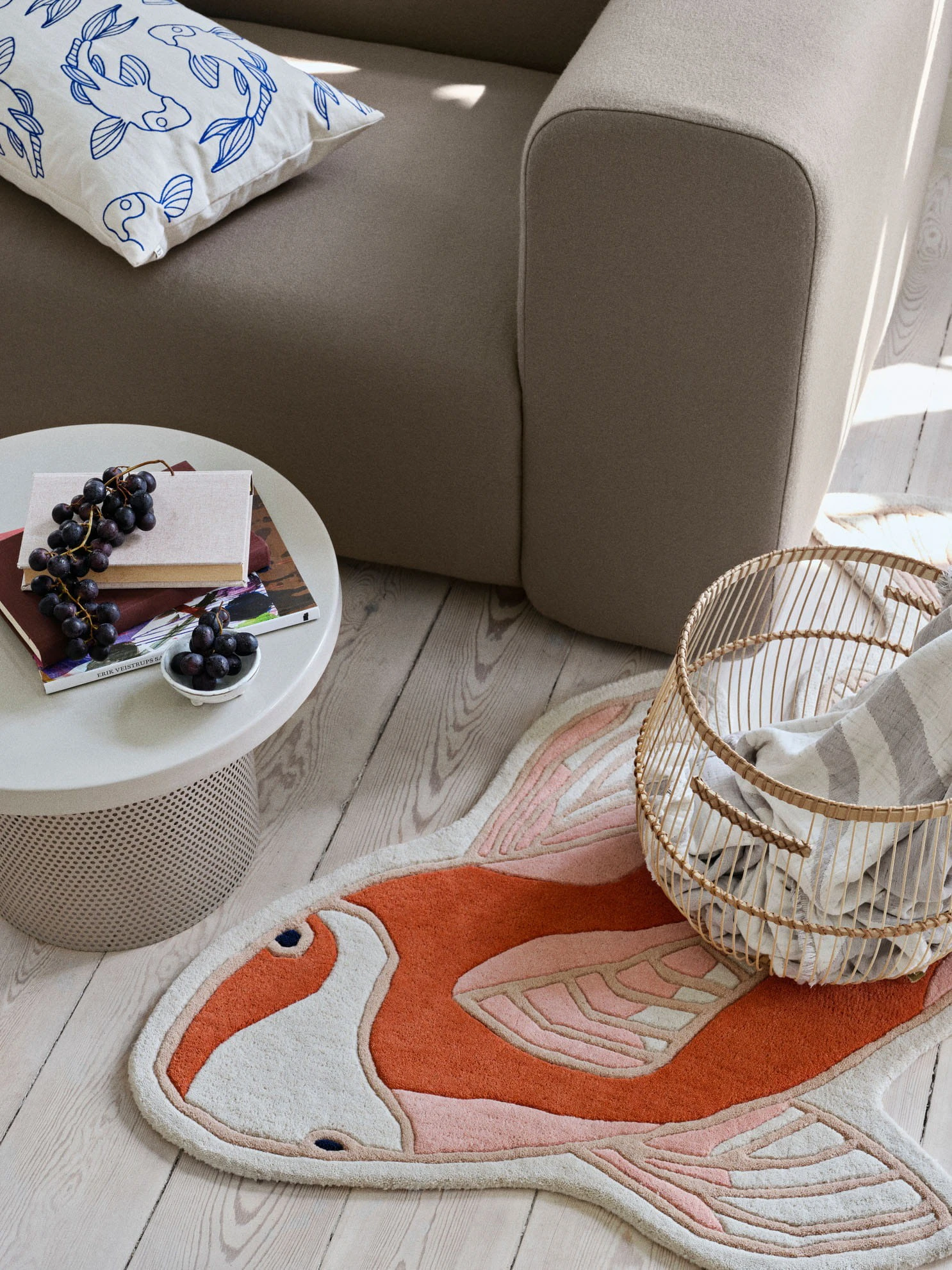 Broste Copenhagen Koi Matto 97 X 120 Cm 4 Broste Copenhagen Koi Matto 97 X 120 Cm - Image 2