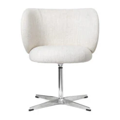 Ferm LIVING Rico Dining Chair Swivel Bouclé