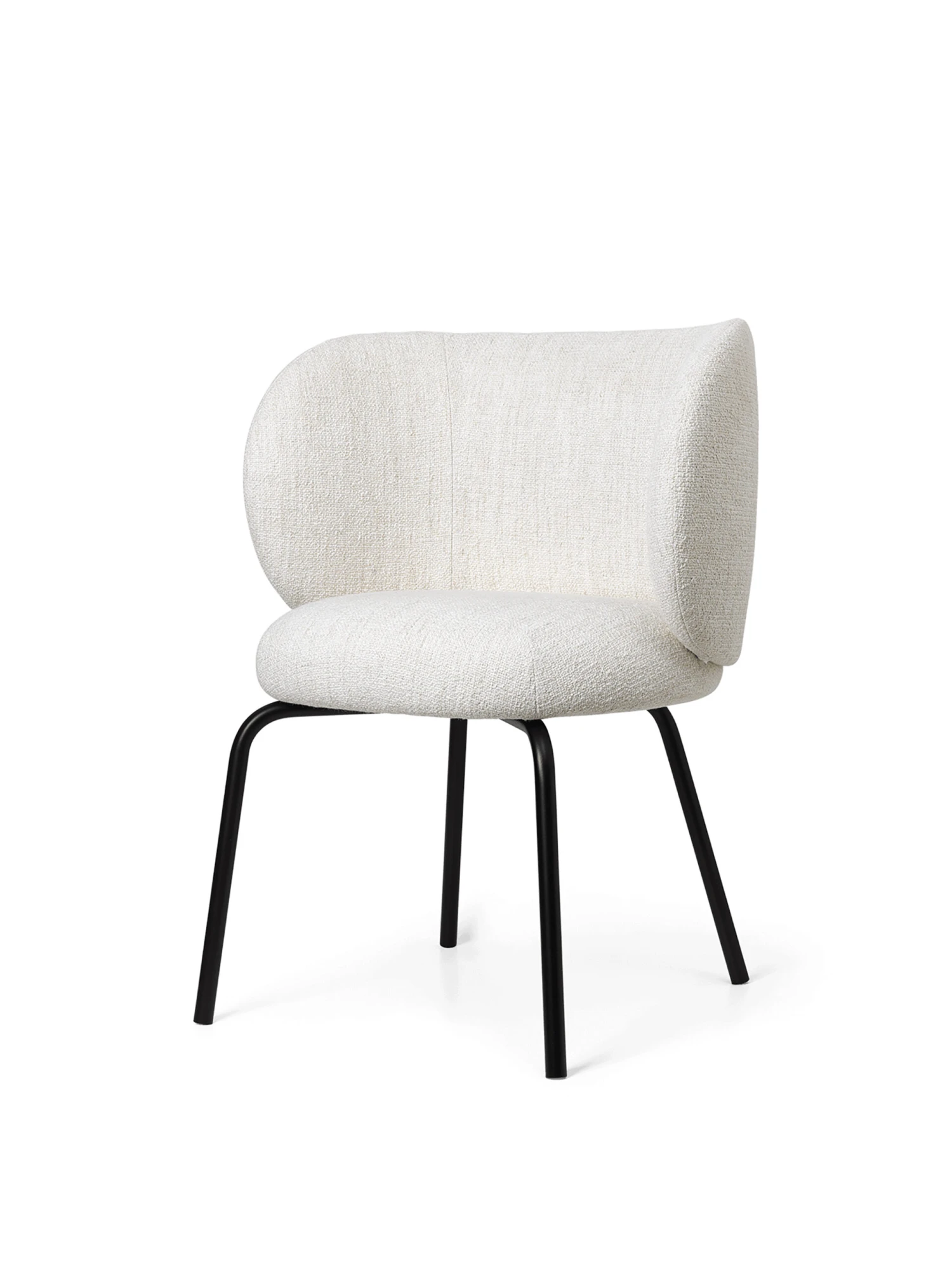 Ferm LIVING Rico Dining Chair Bouclé 4 Ferm LIVING Rico Dining Chair Bouclé - Image 2