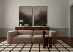 Avenue Checked Bone -villamatto 9 Avenue Checked Bone -villamatto -Muuto kauppa 577810 01 40 EnvironmentImage 080e2a8450