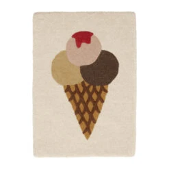 OYOY Ice Cream Tufted -lastenmatto 45 X 65 Cm