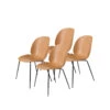 Gubi Beetle Tuoli 4-pakkaus -Muuto kauppa Beetle 4 pack black amberbrown 2da81cb40e