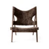 Menu Knitting Loungenojatuoli -Muuto kauppa Knitting Lounge Chair Dark Stained Oak root front aa2e8b004f