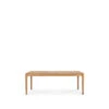 Bok Outdoor -ruokapöytä Tiikki -Muuto kauppa bok outdoor bord 200x100 teak front 4567e71407