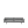 Muuto Outline Sohva 3-istuttava Kangas -Muuto kauppa outline grey fjord 3 sits f6c26dbae9