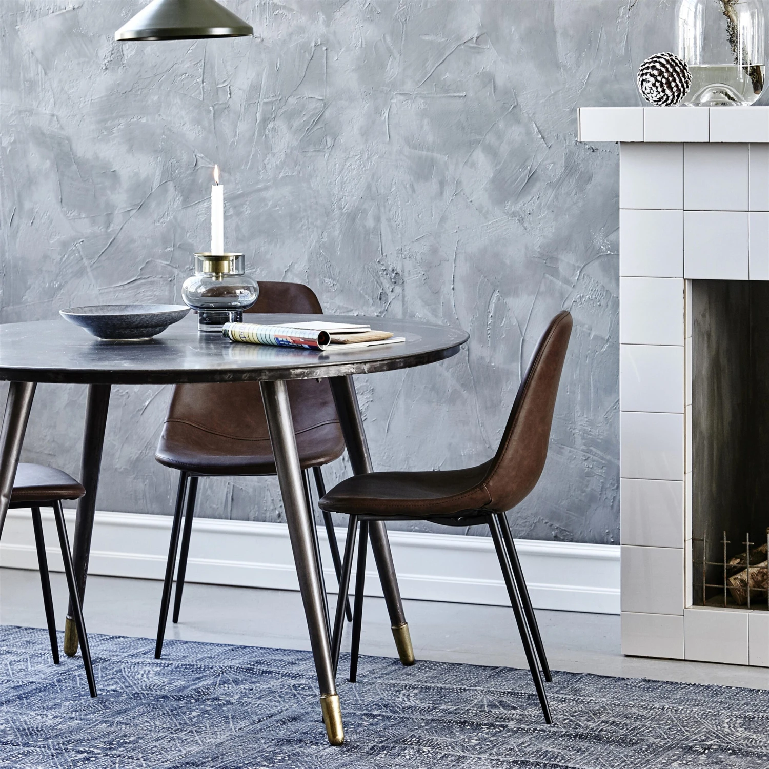 House Doctor Found Nahkatuoli Keinonahka 2 Kpl 4 House Doctor Found Nahkatuoli Keinonahka 2 Kpl - Image 2